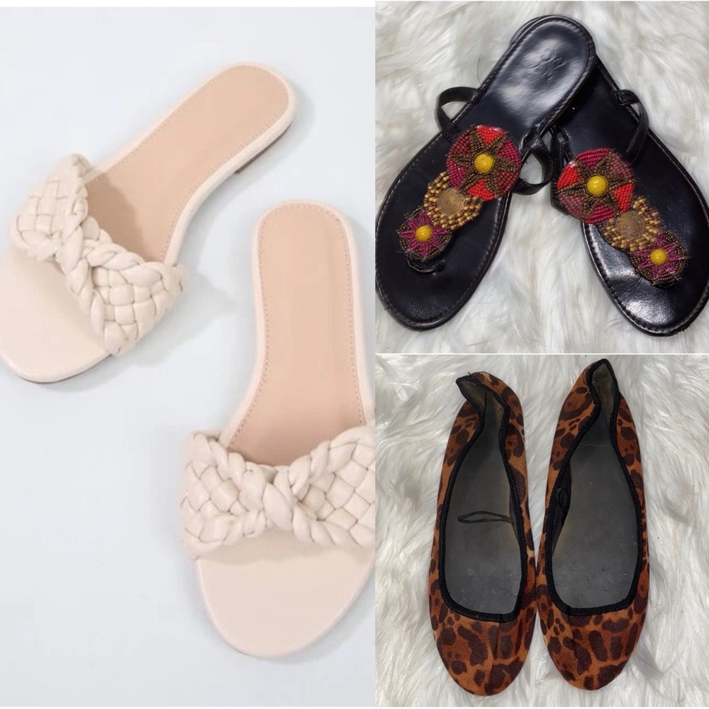Bundle of 3 pairs flats